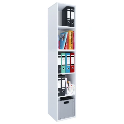 Abbildung von VCM Aktenregal Holz Büro Regal Bücher Ordner Lona l 5f, 1 tlg.