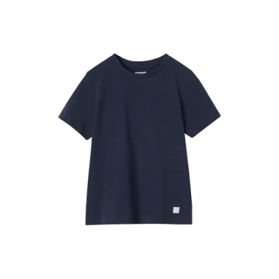 Abbildung von Vertbaudet Tshirt basic für Kinder, Größe: 152, Marine