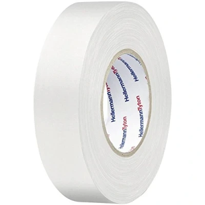 Abbildung von Hellermann Tyton 712 00905 50 m weiß Klebeband für Büro (50 m, weiß, mm, 0,31 mm)