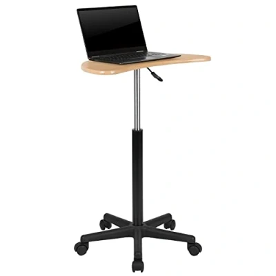 Abbildung von Flash Furniture Maple Laptop Schreibtisch mit Standfunktion