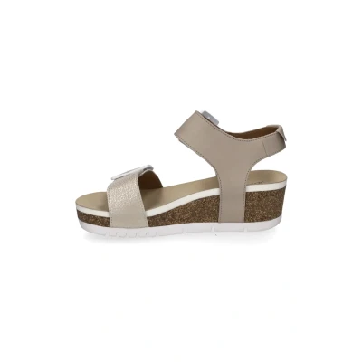 Abbildung von Josef Seibel Plateausandalette, Damen, Größe: 37, Creme kombi Schuhe