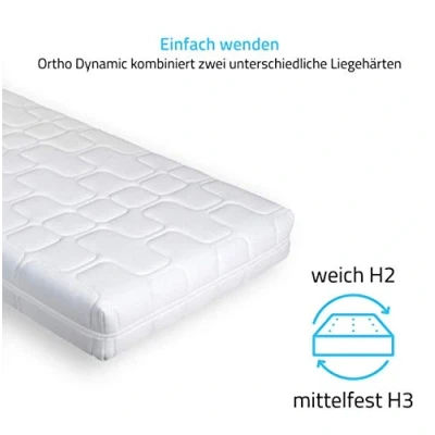 Abbildung von Matratze Ortho Dynamic 140 x 200 cm weich mittelfest