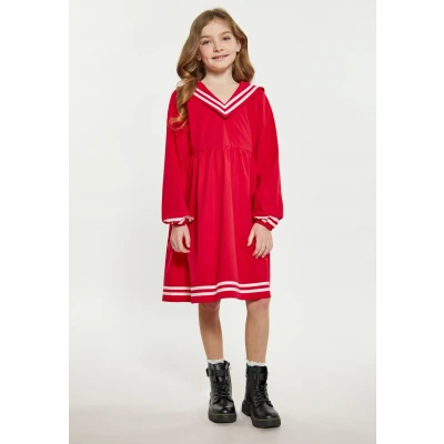 Abbildung von DREIMASTER Vintage Dress 146 / Rot 100% Cotton