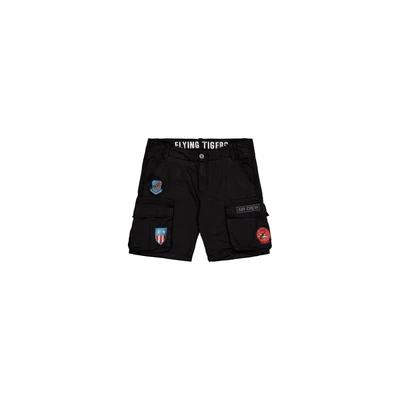 Abbildung von Alpha Industries Flying Tigers Shorts, Herren, Größe: 28, Black