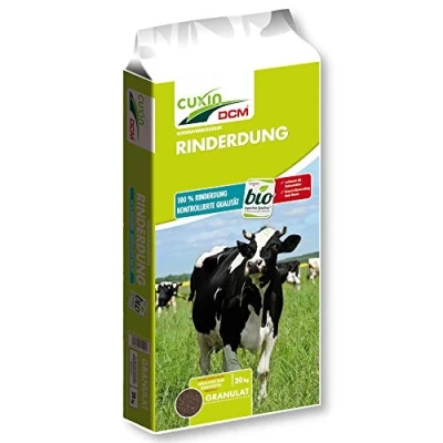 Abbildung von Cuxin DCM Bodenverbesserer Rinderdung Natürlicher Organischer Dünger 20kg