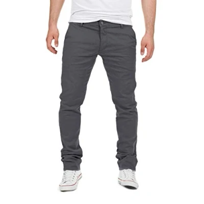 Abbildung von Yazubi Dustin Chino Hosen Für Herren Jeans Slim Fit Business Chinohosen Mit Stretch, Grau (Magnet 4R193901), W32/L30