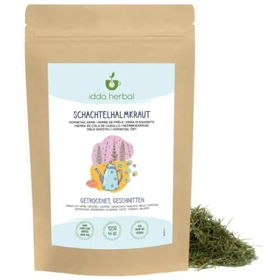 Abbildung von Schachtelhalmtee (125g), Loser Tee, Schachtelhalmkraut getrocknet, 100% Natürlich und rein zur Zubereitung von Schachtelhalm Tee Kräutertee
