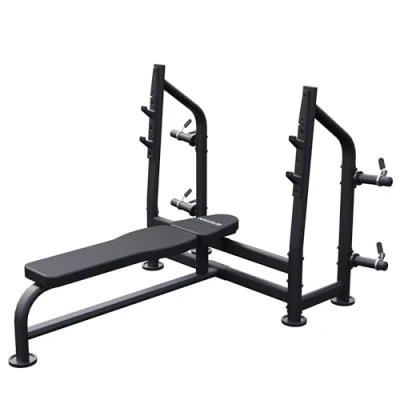 Abbildung von MAXXUS Hantelbank Multifunktion Trainingsbank, Drückerbank, Flachbank, Fitnessbank, (1 tlg), Kraftstation, Bankdrücken, Gepolstert, bis 390 kg, Sicherheitsablage