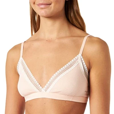 Abbildung von Sloggi Bralette Triangel BH, Damen, Größe: Large, Powder orange