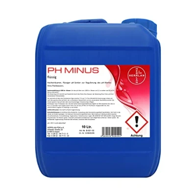 Abbildung von pH Minus 10 Liter / 11 kg flüssiger Senker für Pool &amp; Schwimmbad HERRLAN Qualität Made in Germany