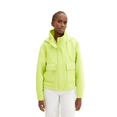Abbildung von TOM Tailor Denim MIT KAPUZE Leichte Jacke, Damen, Größe: Medium, Neon lime