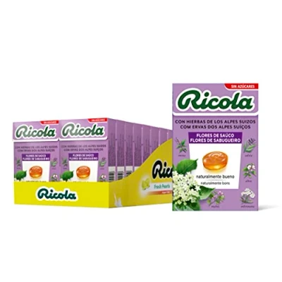 Abbildung von Caramelos de flor sauco sin azucar 50g Ricola