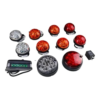 Abbildung von Sertplas Defender Led Scheinwerfer Farbe, Licht Upgrade kit, Lampe 12 Teile, Deluxe Set Beleuchtung mit E Zertifikat für Off Road td4,td5 90/110