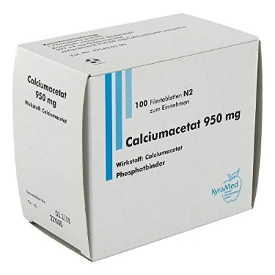 Abbildung von Calciumacetat 950 mg Filmtabletten 100 St
