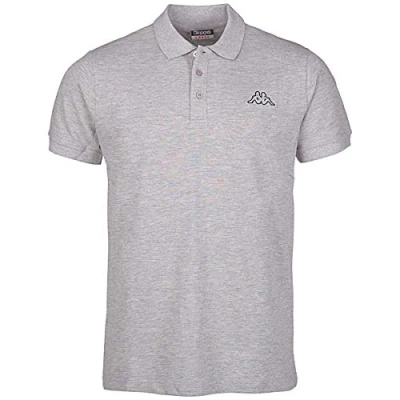 Abbildung von Kappa Herren Peleot Poloshirt, 19m Grey Melange, 20 EU
