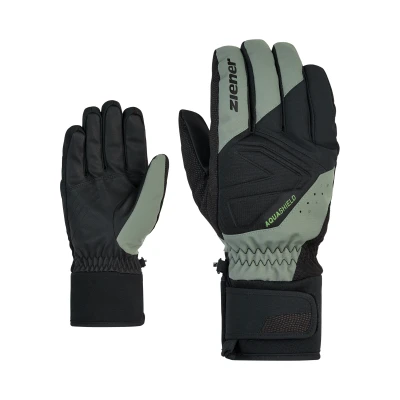 Abbildung von Ziener Herren GATIS Ski Handschuhe/Wintersport wasserdicht atmungsaktiv, green mud, 10,5