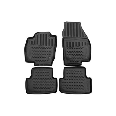 Abbildung von Element Passgenaue Premium 3D Gummimatten Fussmatten passend für Volkswagen T Cross, 2018 2024, 4 TLG.