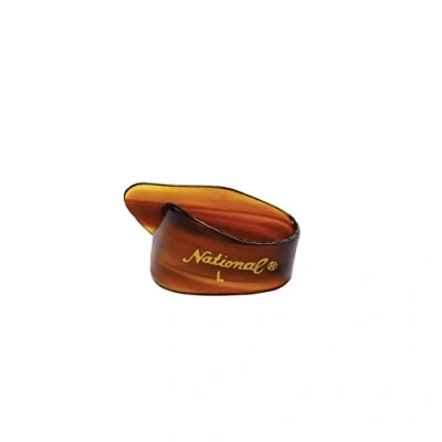 Abbildung von D&#039;Addario National Celluloid Thumb Picks, Großes Schildpatt 4er Pack