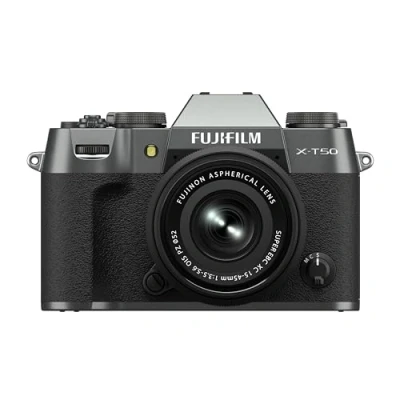 Abbildung von Fujifilm X T50 Anthrazit + XC 15 45mm f/3.5 5.6 OIS PZ