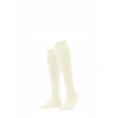 Abbildung von FALKE Damen Kniestrümpfe Softmerino W KH Wolle lang einfarbig 1 Paar, Weiß (Off White 2040), 41 42