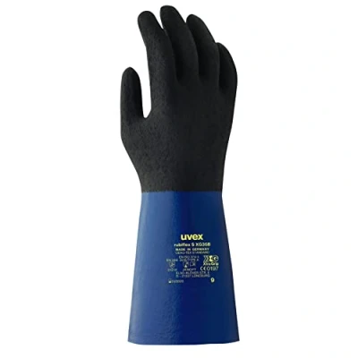 Abbildung von uvex 6055710 rubiflex S XG35B Chemiehandschuh Größe (Handschuhe): 10 1 Paar