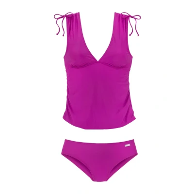 Abbildung von Lascana SET Bikini, Damen, Größe: 34xA/B, Fuchsia