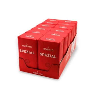 Abbildung von J. Hornig Kaffee gemahlen, Spezial, 12x500g, mildes Aroma &amp; schokoladiger Geschmack, gemahlener für Filterkaffee, Frenchpress und Espressokocher