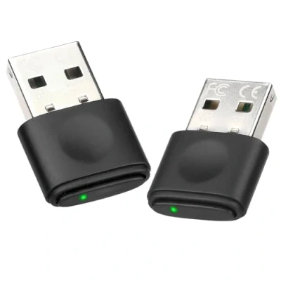 Abbildung von [2 Stück]Rii Mouse Jiggler Nicht Nachweisbar, USB Mover mit EIN/AUS Schalter und 2Jiggler Modi, Treiberfreier Mausbeweger homeoffice Wackelmaus, Plug and Play, Hält Computer/Laptop Wach, Schwarz