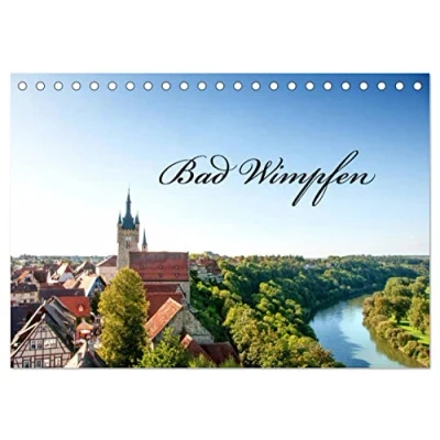 Abbildung von Bad Wimpfen. (Tischkalender 2025 DIN A5 quer), CALVENDO Monatskalender