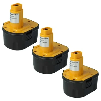 Abbildung von vhbw 3X Akku kompatibel mit Roller Multi Press ACC571, Mini Acc Elektrowerkzeug (2000mAh NiMH 12 V)