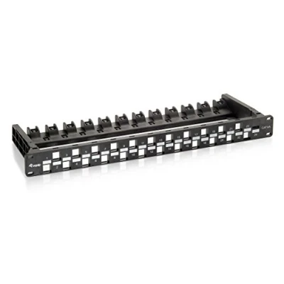 Abbildung von Digital data communication equip Panel für 24x Keystone Jack Cat.6A un