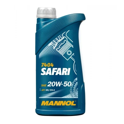 Abbildung von Mannol Safari 20W 50 1l Motoröl MN7404 1 TOYOTA: Aygo, Yaris II Schrägheck, Avensis Kombi, HYUNDAI: i20 Tucson, i10 I