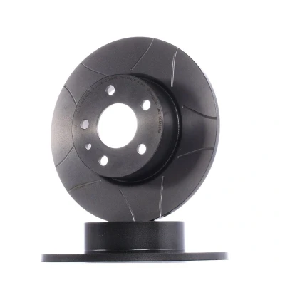Abbildung von BREMBO MAX LINE 08.3126.76 Bremsscheibe 251 10 5 voll, geschlitzt beschichtet mit Schrauben ALFA ROMEO: 147, 156 Sportwagon, Limousine