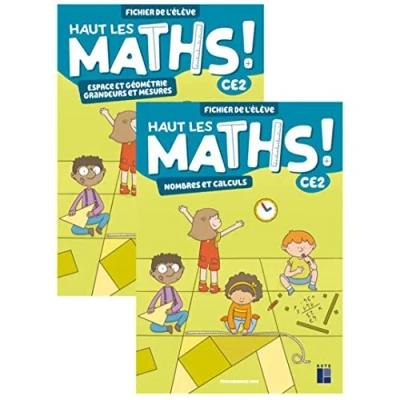 Abbildung von Haut les maths CE2 Fichier de l&#039;élève: l&#039;élève en 2 volumes : Nombres et calculs ; Espace géométrie Grandeurs mesures