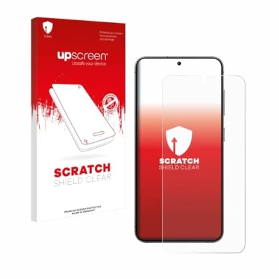 Abbildung von upscreen Schutzfolie für Samsung Galaxy S24 Kristall klar, Kratzschutz, Anti Fingerprint