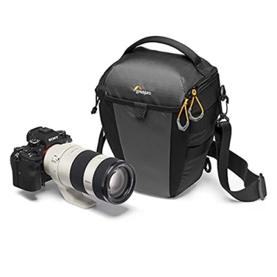 Abbildung von Lowepro Photo Active TLZ 50AW Toploader für DSLR und spiegellose Kameras abnehmbarer Schultergurt Aufbewahrungstaschen wie Sony Alpha 9 LP37346 PWW