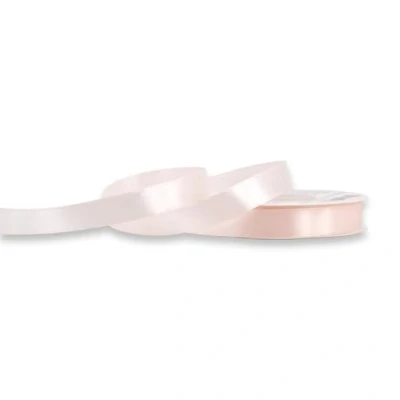 Abbildung von Satinband 12mm x 25m Rolle FARBAUSWAHL in 3/6/12/18/25/38/50/75/100mm farbecht &amp; waschbar Schleifenband für Hochzeit Geschenkband zum Verpacken Dekorieren Basteln Beige 830