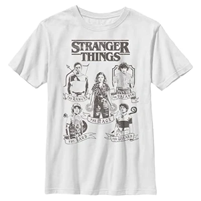 Abbildung von Stranger Things DnD Classes YTH Crew neck White 140