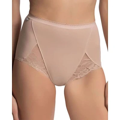 Abbildung von Playtex Damen Cherish Cotton &amp; Lace Maxi X2 Hipster, Beige (Natural), (Herstellergröße: XXX Large)