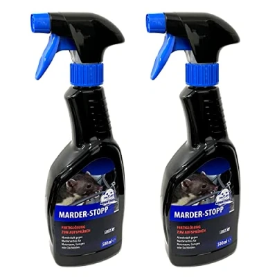 Abbildung von ROBBYROB 2X Marder Spray Marderschutz 500ml Marderspray Abwehrduft Marderabwehr Marderstopp Marderschreck Abwehrspray