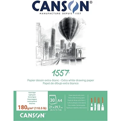 Abbildung von Canson Pad 1557 Drawing A4 180 g Skizzenbuch