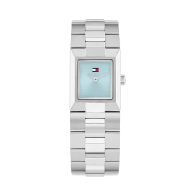 Abbildung von Tommy Hilfiger IVY Uhr silvercoloured/blue, Damen, Größe: One Size, Silver coloured/blue