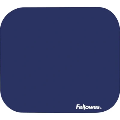 Abbildung von Fellowes Einfarbig Polyester Oberfläche rechteckig Mauspad blau