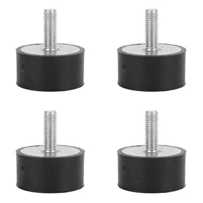 Abbildung von Gummimetallpuffer, 4 Stück M8 M6 Anti Vibrations Gummihalterung Gummi Isolation Mount Stoßdämpfer Vibration Silentblock, Gummipuffer(VE40*20 M8*23)