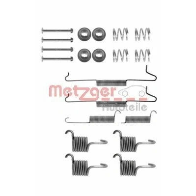 Abbildung von METZGER 105 0649 Zubehörsatz, Bremsbacken VOLKSWAGEN: LT 28 35 I Kastenwagen, Bus, Pritsche / Fahrgestell