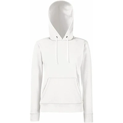 Abbildung von Fruit of the Loom Damen Kapuzenpullover Classic, Weiß , XXL
