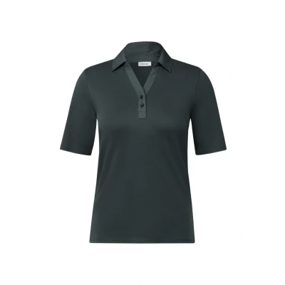 Abbildung von Cecil Tunikashirt Poloshirt, Damen, Größe: XXL, Grün