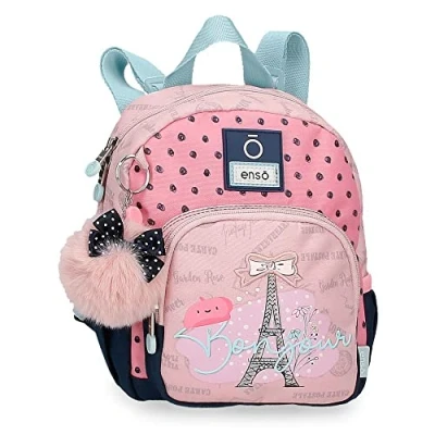 Abbildung von Enso Bonjour Kleiner Rucksack Rosa 19x23x8 cm Polyester 3,5L