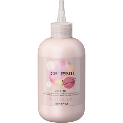 Abbildung von Inebrya Ice Cream Keratin Oil Elixir Restrukturierendes Öl 200 ml