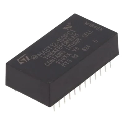 Abbildung von STMicroelectronics M48T12 150PC1 Uhr /Zeitnahme IC Echtzeituhr Uhr/Kalender PCDIP 24